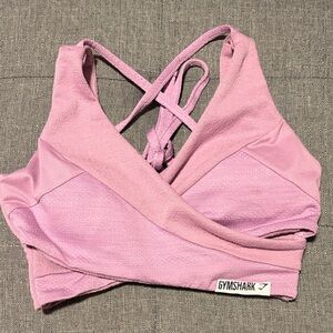 Gymshark Lilac Cross-Back Sports Bra